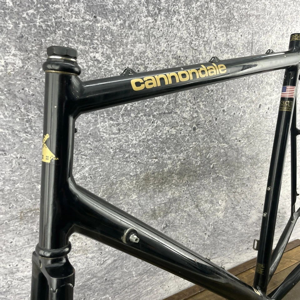 Vintage Cannondale Black Lighting Frame 3.0 Series Road Bike Tall Large USA 700c - Image 2 of 4