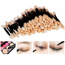 50x Quality Eyeshadow Applicators Disposable Eyeshadow Brush Dual Sided Sponge