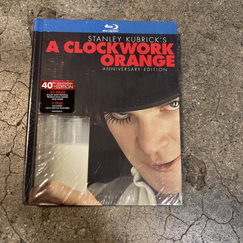 A Clockwork Orange (Blu-ray/DVD, 2011, 2-Disc Set, 40th Anniversary Edition) New