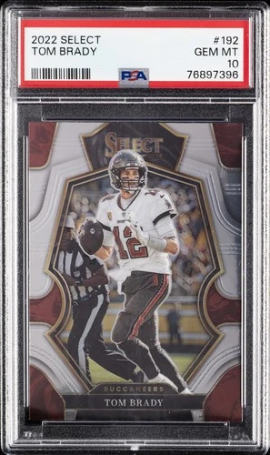 2022 PANINI SELECT #192 TOM BRADY PSA 10