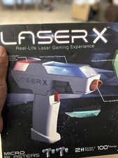 Laser X Micro Blasters Real-Life Laser Gaming 2 Player Set 100' Range