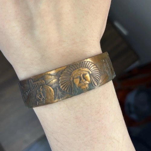 Solid Copper Native American Solid Copper Bangle