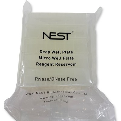 NEST Biotechnology Deep Well Plate Reagent Reservoir RNase DNase Free 5 Pack