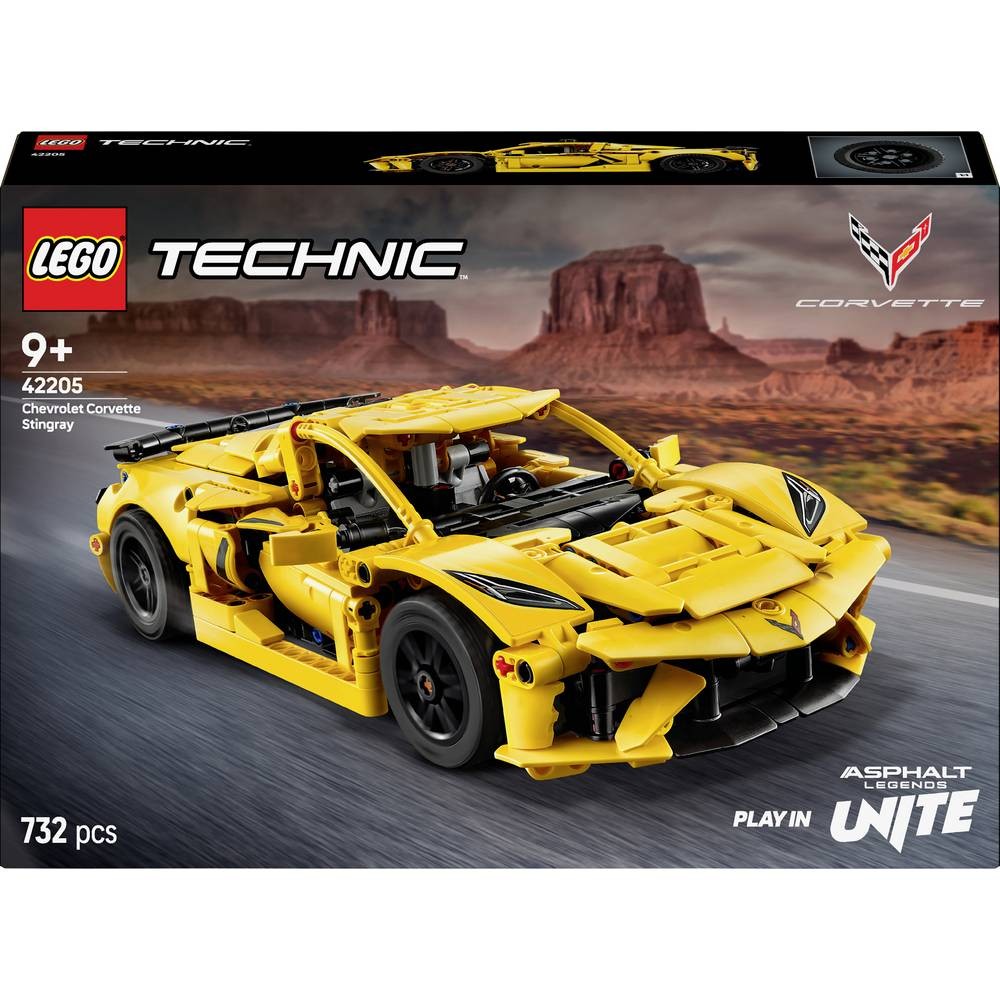 LEGO Technic Chevrolet Corvette Stingray 42205 réplique sportive en briques