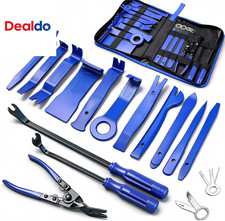 19Pcs Trim Removal Tool, Car Panel Dashboard Door Audio Trim Removal Tool Kit, A