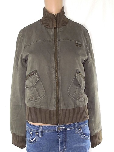 Anorak Léger Brandit Pour Femme - Veste Avec Fermeture éclair, Vert Olive, Neuve Avec étiquette - Printemps/automne