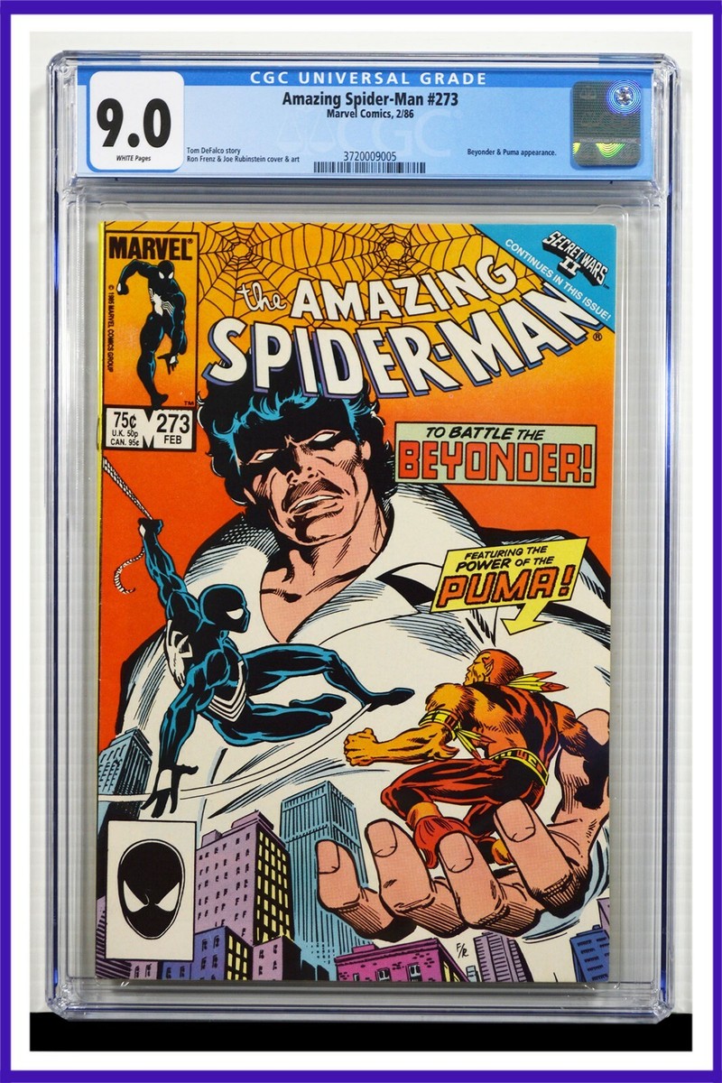 Amazing Spider-Man #273 CGC Graded 9.0 Marvel February 1986 Comic