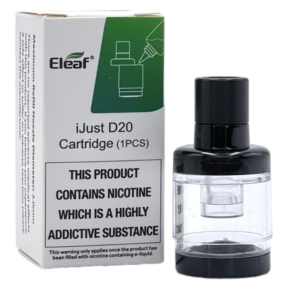 Eleaf® iJust D20 Cartridge Pod Tank E-Cigarette Vape E-Cig Atomiser (2ml)