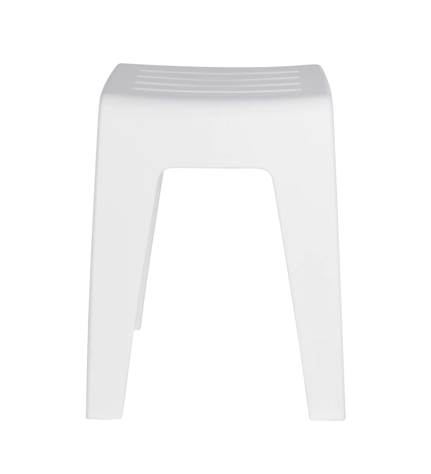WENKO Bad Hocker KUMBA Dusch Sitz Badezimmer Gäste WC Ablagen Haushalt Design - Bild 3 von 4