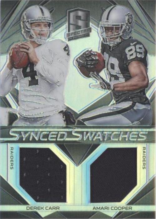 2015 Panini Spectra Amari Cooper Derek Carr #SS-OAK - 1 of 2