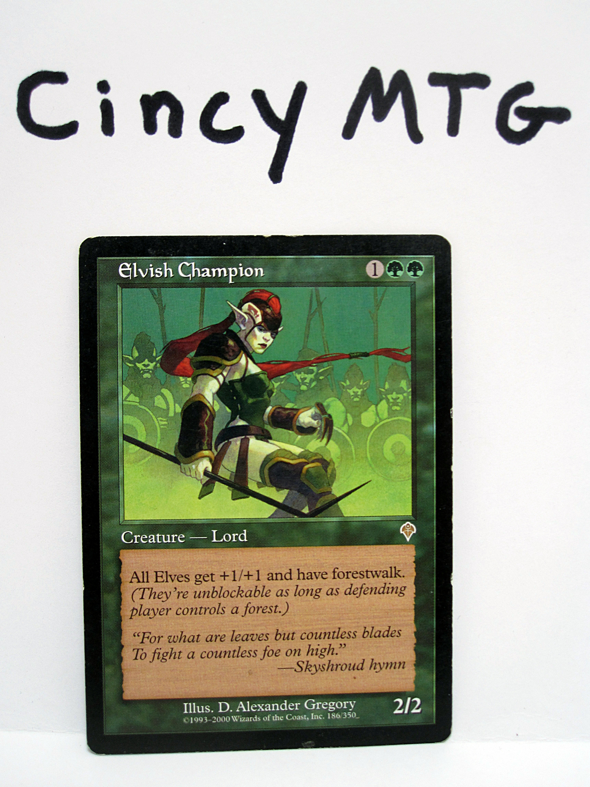 Elvish Champion  - 1x x1 - Invasion - INV - LP - MTG Magic