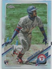 2021 Topps Chrome REFRACTOR #184 Anderson Tejeda TEXAS RANGERS Rookie Card 36. rookie card picture