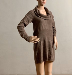 chocolate brown sweater dress