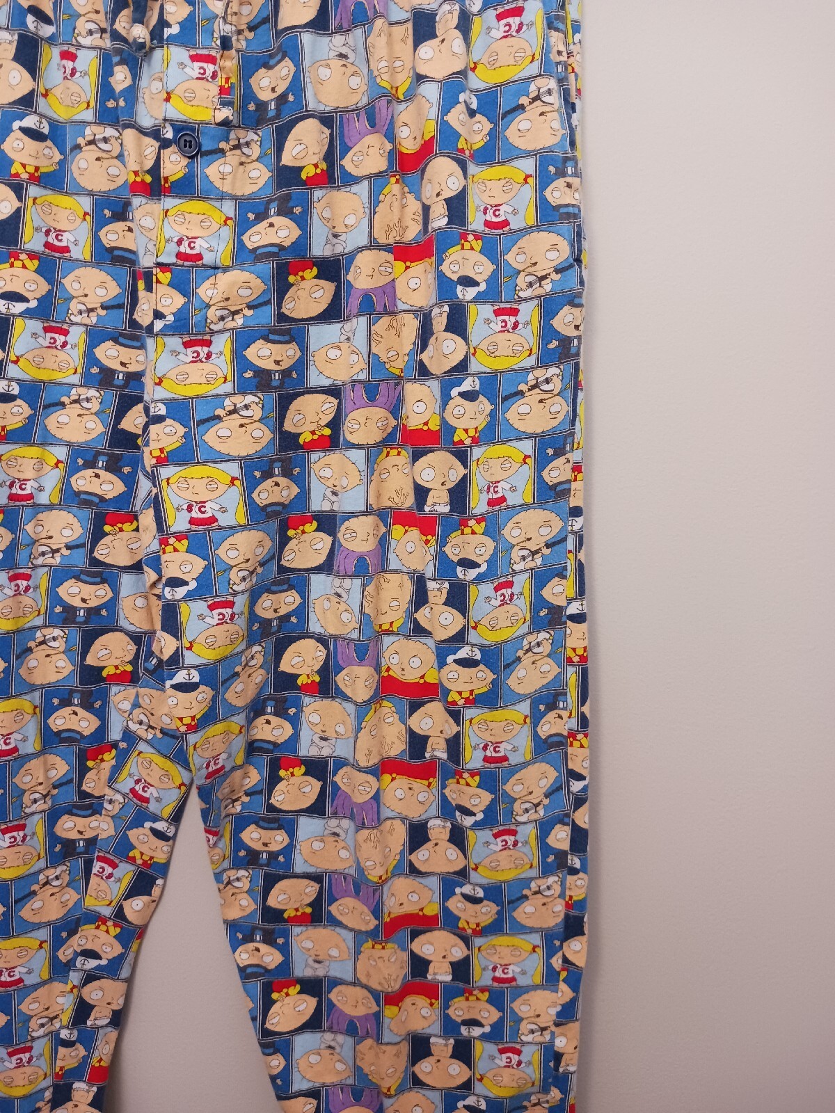 FAMILY GUY STEWIE PAJAMA PANTS vtg 2009 Lounge Sleep … Gem