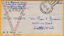 Remember Pearl Harbor WWII Patriotic, APO 69 November 1 1945, APO 421st ASF Band