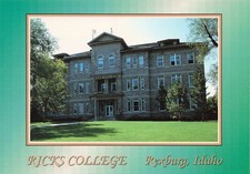  Jacob Spori Building, Ricks College, Rexburg, Idaho Oversized Vintage Chrome PC