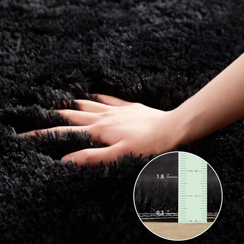 Soft Area Rugs for Bedroom Living Room, Modern Shag Rug Fluffy Carpets, Abstract - Picture 6 of 12