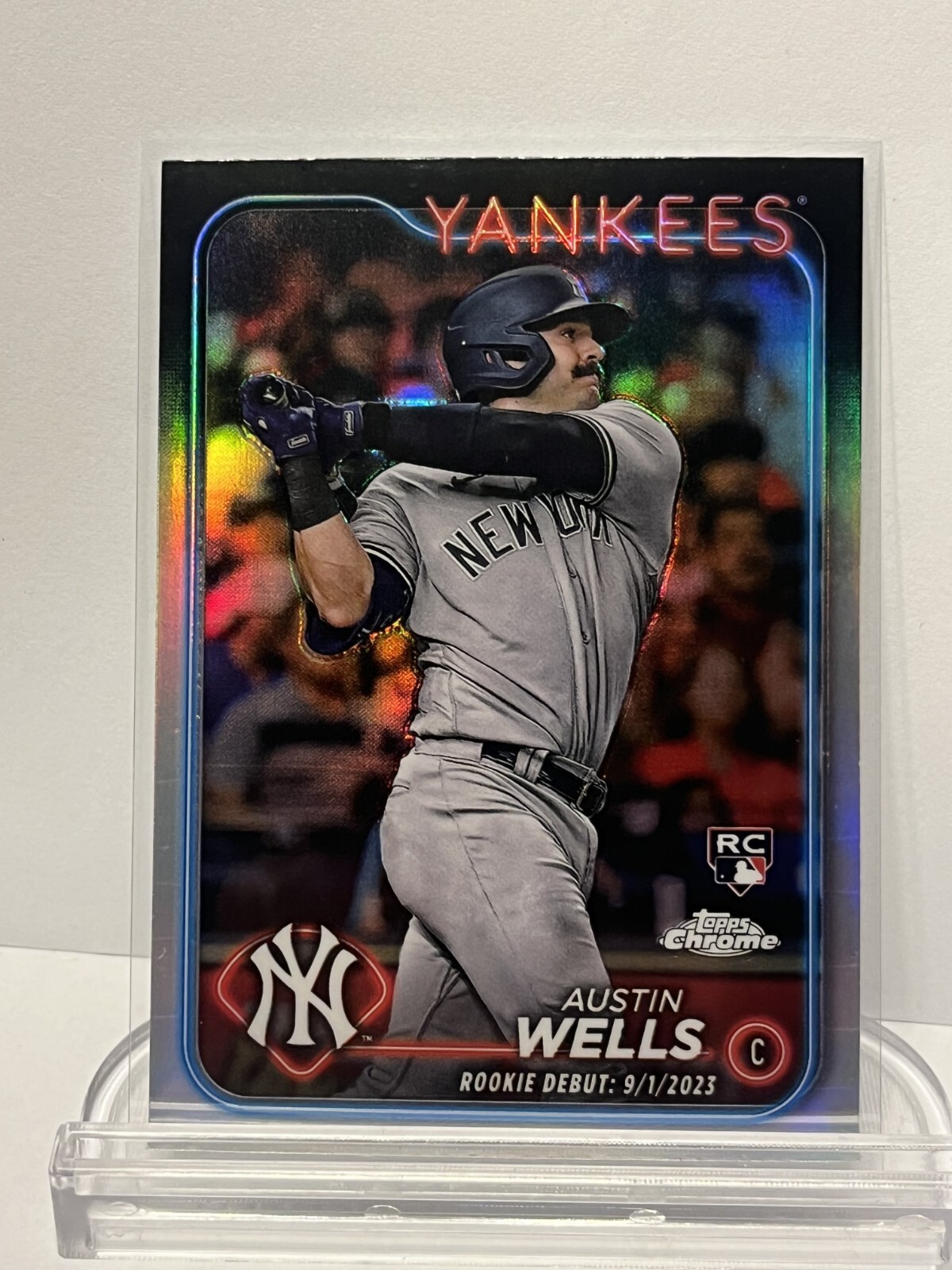 2024 Topps Chrome Update Series - Refractor #USC197 Austin Wells (RC)