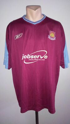 Football shirt soccer West Ham United Hammers Home 2003/2004