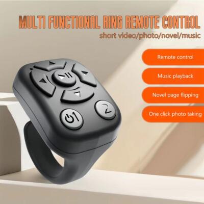 Bluetooth Remote Control Fingertip Selfie Mobile Phone For Video N EW R5P4