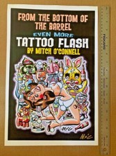 SIGNED TATTOO FLASH Mitch O'Connell 13 SIGNED prints plus promo material PIN-UP