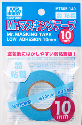 MW22 MR. HOBBY MT605 MASKING TAPE LOW ADHESION 10MM x18m  ZUBEHÖR-TAPE