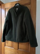 L L Bean Fleece Lined Jacket Men’s Size L Green
