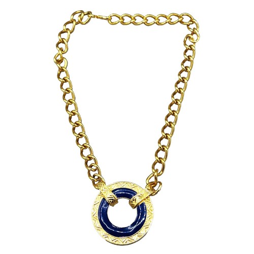 Caravelle by Bulova 1960s Black Gold
Tone Enamel Ball Pendant Watch
Necklace Vintage Caravelle Bulova Pendant Necklace Watch Women Gold  main image 3