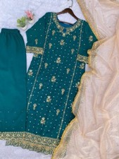 Presenting New Faux Georgette Salwar Kameez With Dupatta For Women And Girls