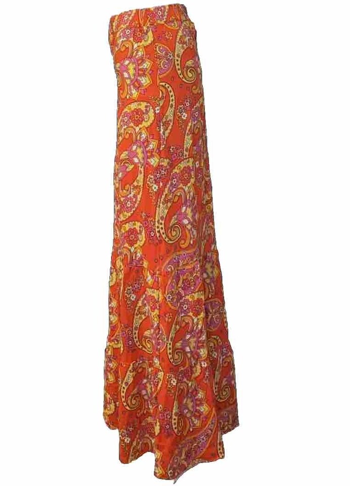 Sportsgirl Hippie Wide Leg Flare Pants Womens Size 10 Viscose Elastic