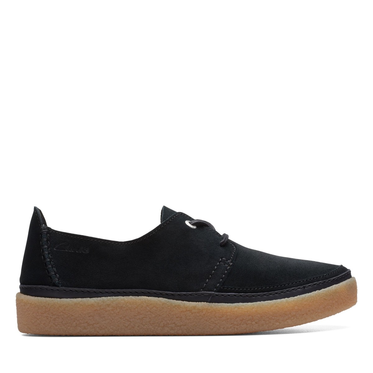 Clarks Men's Oakpark Lace Black Suede 26174603 | eBay