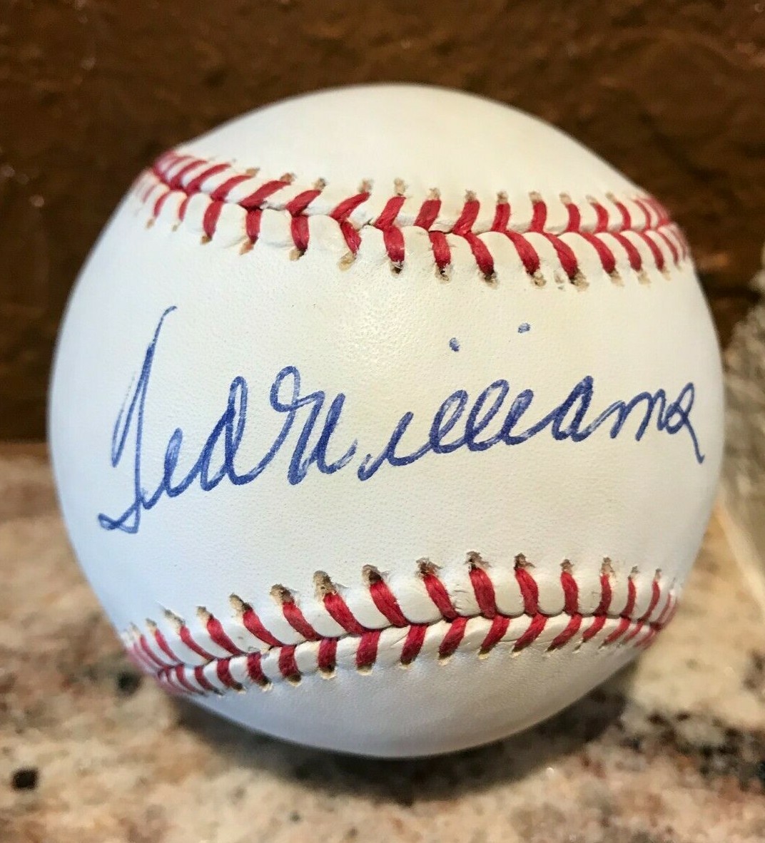 Ted Williams Autographed OBAL #5365 (Bobby Brown) PSA/DNA Quick Opinion Pre Cert