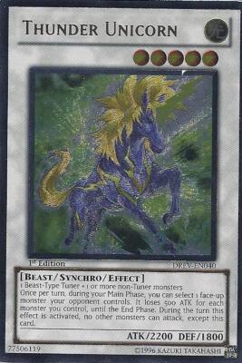 Moderately Played Thunder Unicorn - DREV-EN040 - Ultimate Rare