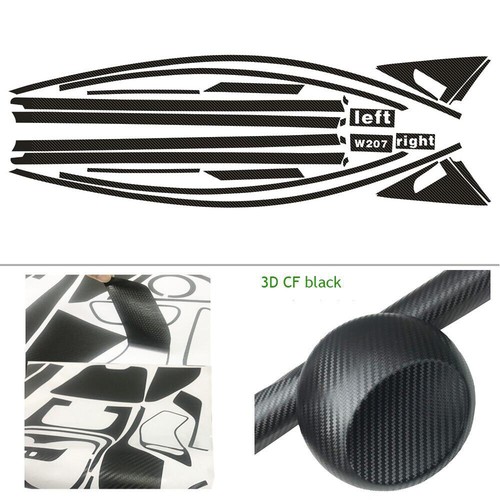 Superposición de apagón de eliminación de cromo para Mercedes Benz Clase E W207 2009+ moldura de ventana - Imagen 12 de 13
