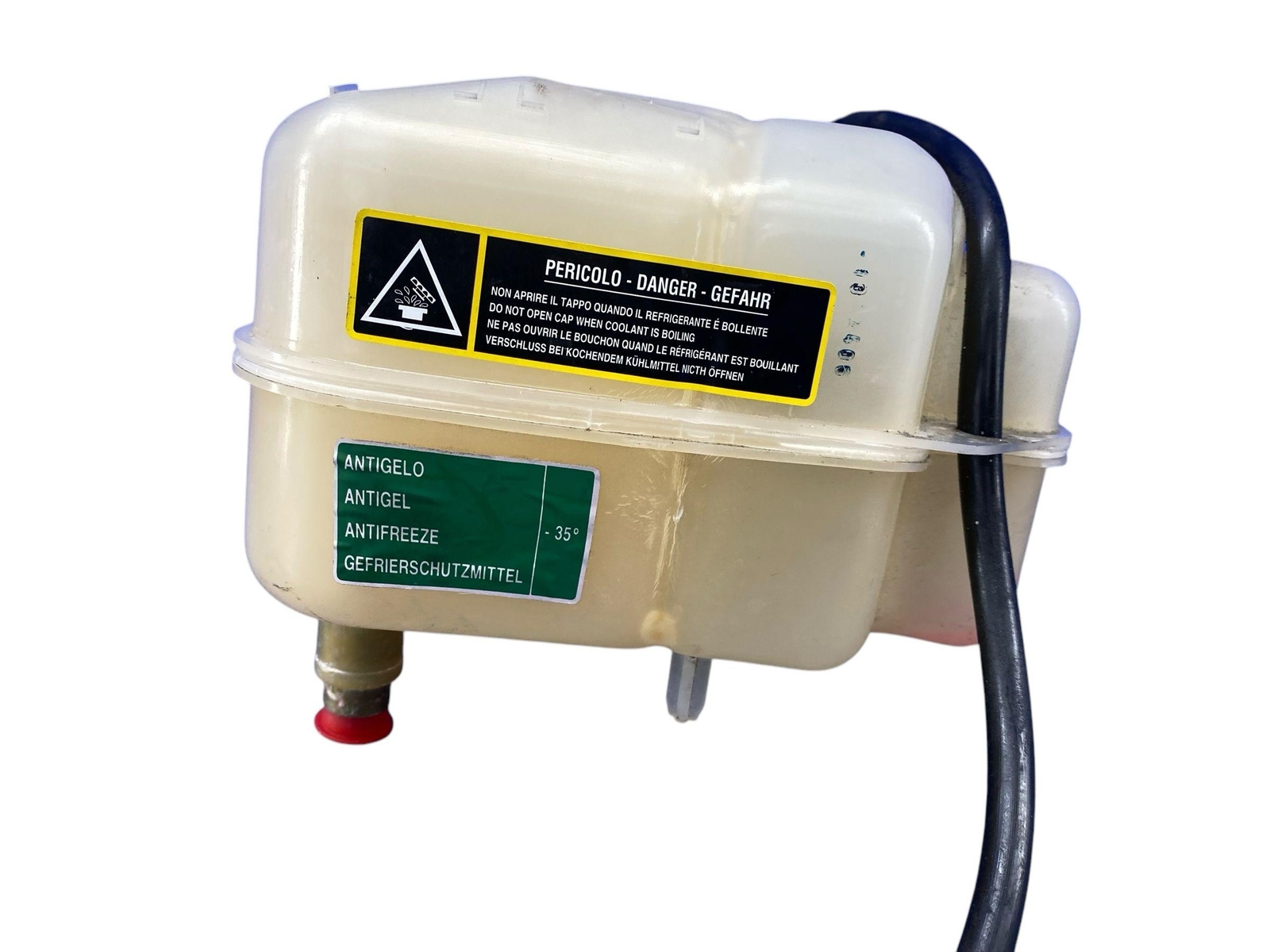 2008-2014 FERRARI CALIFORNIA RWD 4.3L COOLANT EXPANSION TANK OVERFLOW BOTTLE