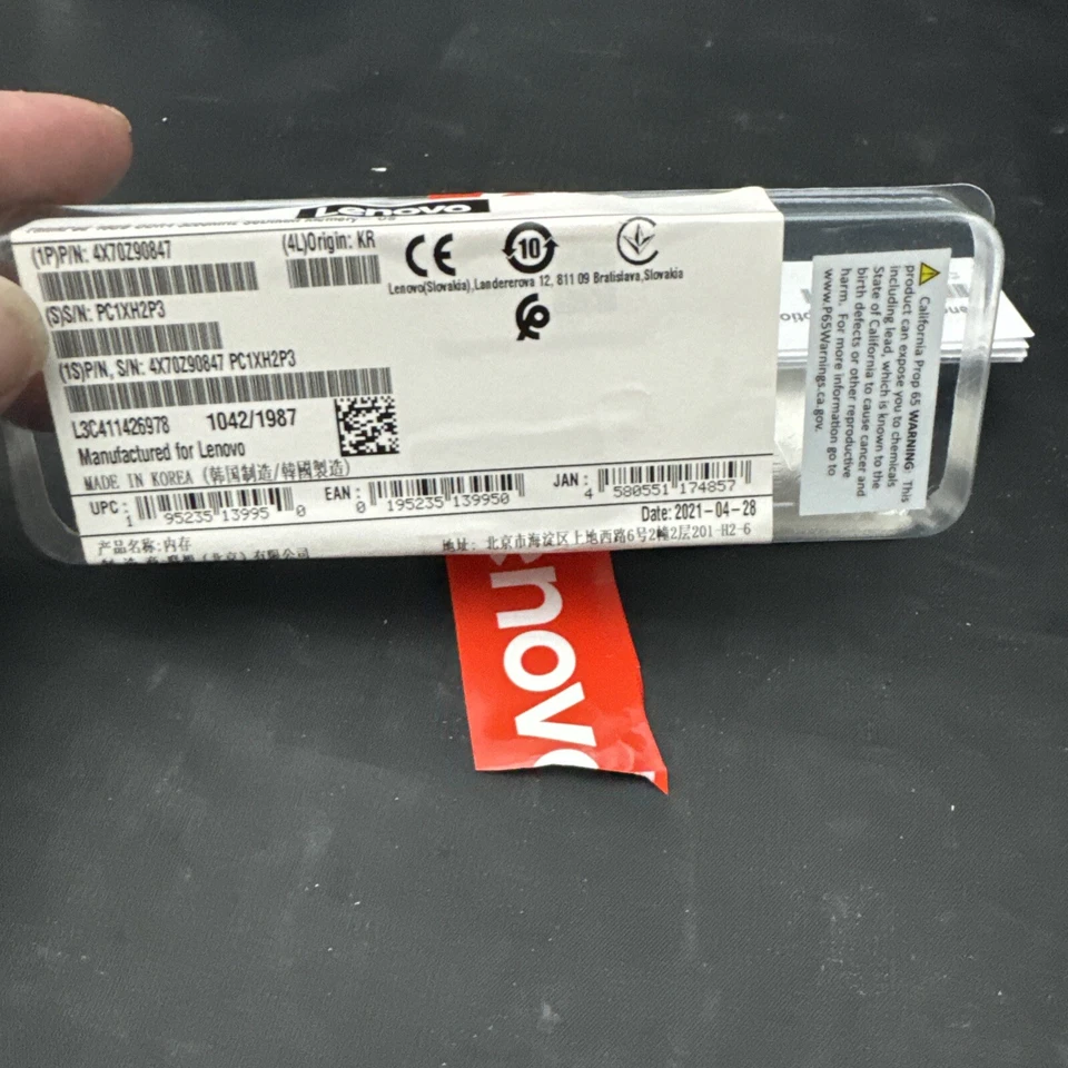 16GB Lenovo DDR4 3200MHz Non-ECC 260pin SODIMM 4X70Z90847 - Image 4 of 4