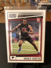 Atlanta Falcons 2022 Panini Score Rookie Arnold Ebiketie#358 PACK FRESH!!