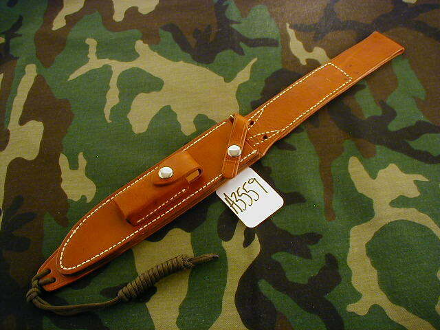 CUSTOM SHEATH RANDALL KNIVES KNIFE FOR #1-7",ROUGHBACK C STY.,SM.BUTTONS #A3559