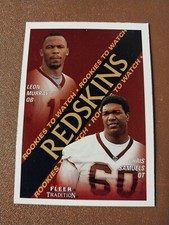 2000 CHRIS SAMUELS LEON MURRAY FLEER TRADITION ROOKIE CARD RC #365 WASHINGTON 