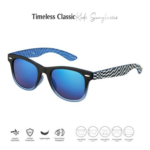 Childrens Sunglasses Kids Classic Shades Girls Boys Fashion Glasses Retro UV400 - Picture 155 of 290