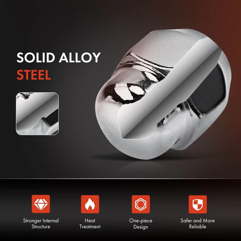 16x Tuerca de rueda delantera y trasera M12-1.25 para Nissan Frontier 350Z Infiniti G20 35 Foto 4 de 4