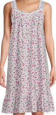 Secret Treasures Sleeveless Gown Pajamas Pjs Small S 4-6 Floral New Fast Ship