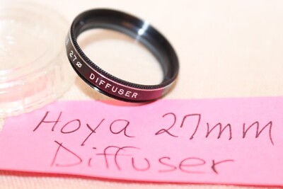EXC Vtg HOYA 27mm DIFFUSER FILTER Japan 27mm Diffusion/Soft f/Canon / Contaflex