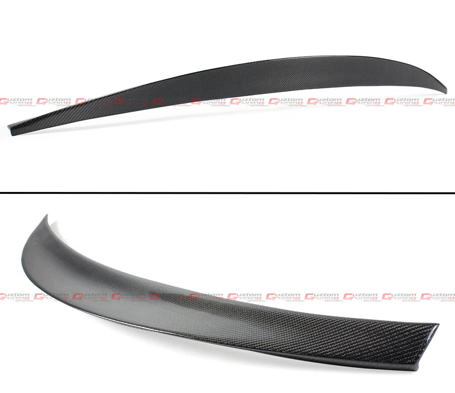 PARA AUDI S4 2009-16 sedán ENL HIGHKICK DUCKBILL FIBRA DE CARBONO ALERÓN MALETERO Foto 4 de 4
