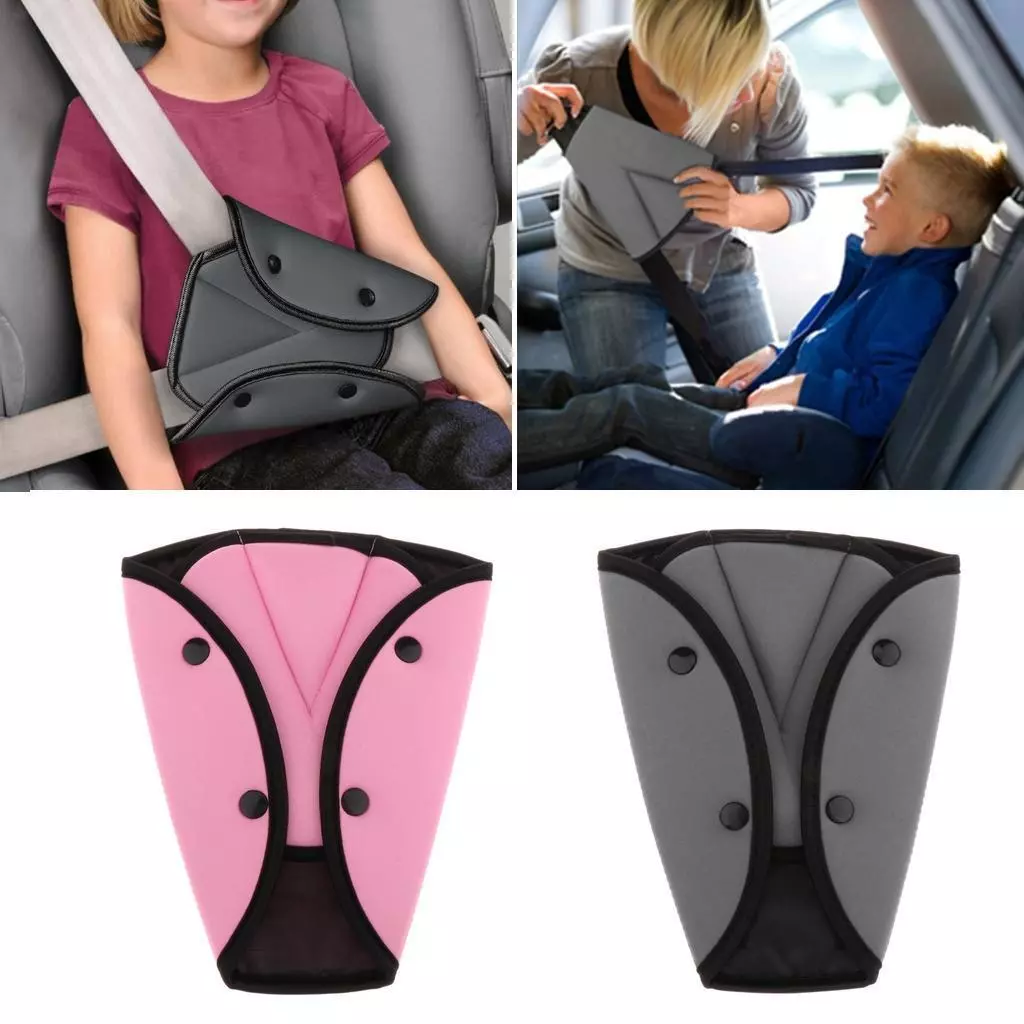 Car seat clearance seat belt tightener