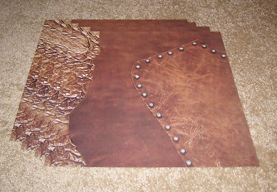 Creative Imaginations Single Sided Papers (4) Marah Johnson Studded Leather