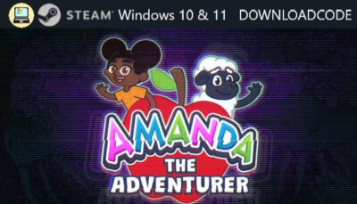 NEU PC Computer Spiel Amanda the Adventurer für Windows 10 11 STEAM Game Key NEW