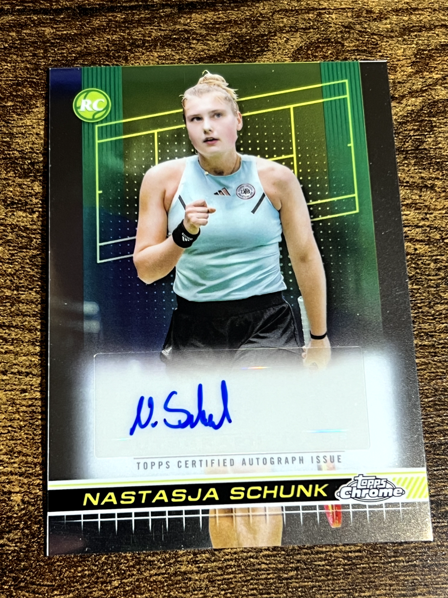 NASTASJA SCHUNK 2024 Topps Chrome Tennis Rookie Auto #TCA-NSK RC