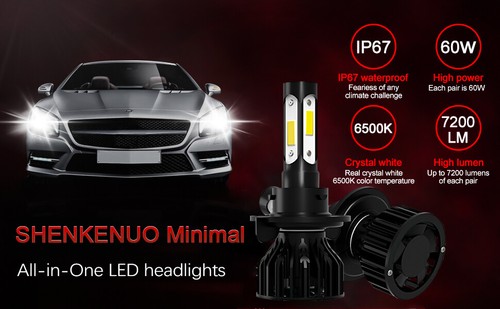 For Nissan Sentra Sedan 2.0L 2004-2012 4Side LED Headlight Fog Light Bulbs kit - Picture 7 of 20