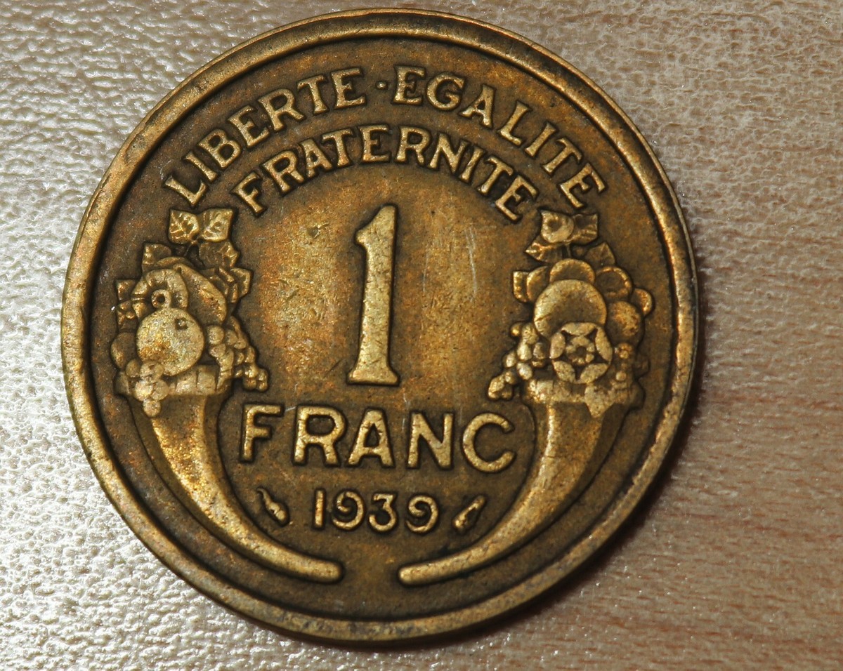 洋書 La France Travaille I, II French Coin | 2 Francs | Declaration of Human Rights